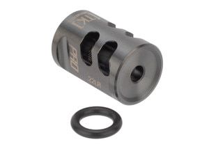 Tandemkross Game Changer Pro 22lr compensator features a black finish